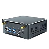 【Montura Super Mini y Vesa】La mini computadora de oficina para juegos AMD tiene un tamaño de solo 12.7 x 12.7 x 5.3 CM (5 * 5 * 2 pulgadas), pesa solo 1.3 kg, presenta un tamaño de bolsillo ultra pequeño, diseño de ventilador incorporado, funcionando en conexión estable con Gigabit Ethernet/ 2.4G 5G WiFi/ BT. La Mini PC Micro Computer AMD Ryzen viene con un soporte vesa, que permite montar la mini PC en la parte posterior de un monitor.