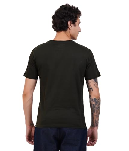 Image of Men's Super Combed Cotton Round Neck Half Sleeve T-Shirt | Soft Breathable Cotton Fabric | Stylish Comfortable Wearfor Men | Quality Regular Fit