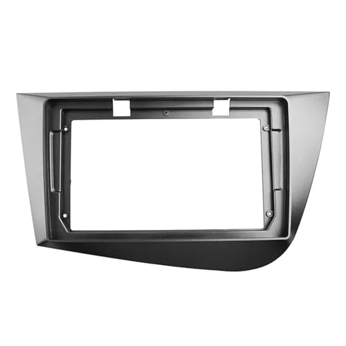 FINGSHEA Marco embellecedor para Radio de Coche de 9 Pulgadas, instalación en salpicadero, estéreo, GPS, DVD, Reproductor de CD, Compatible con Seat Leon(Only Frame)