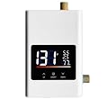 ECOTINYMACH Tankless Water Heater Electric 110V, 4000W Instant Water Heater Under Sink, Conversion Between Fahrenheit and Celsius, Remote Control