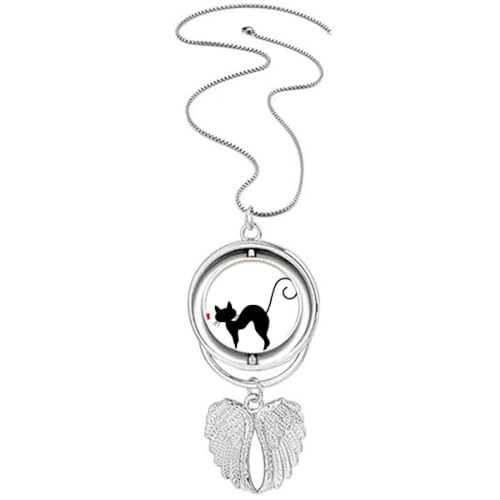 Collier animal ailes d'ange en argent pour femme