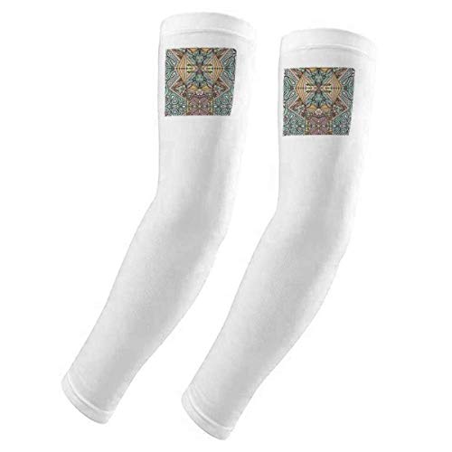 Gants de protection UV DIYthinker manchette solaire motif rococo Europe chic