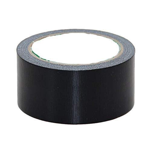 Ruban Adhésif Noir Étanche 2 Rouleaux 48 Mm X 13 Y Ruban Adhésif en Toile De Canard pour Emballage, Reliure De Livres, Auto-Adhésif Solide 12 M De Long Idéal pour L'Artis,