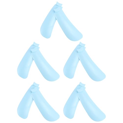 Healeved Aspas de Ventilador Pequeñas de Plástico Azul, 10 Piezas, Accesorio para Ventiladores de Techo, Repuesto Práctico y Silencioso para Reemplazo Hogar