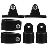 BESTonZON Soporte para Toldos Correderos De Barco 6 Piezas Herrajes Náuticos Accesorios para Toldos Exterior Yate Instalación Rápida para Deportes Acuáticos