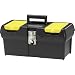 STANLEY Werkzeugkoffer leer/Werkzeugbox Werkzeugkasten - Werkzeugkiste (16 Zoll, mit herausnehmbarer Ablage, zwei Organizern, Metallschließen, Kunststffgroff) 1-92-065