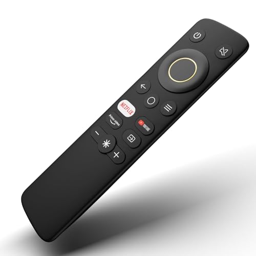 Image of Infrared Remote Control for Realme Smart 4K Android LED OLED QLED TV Replacement for Original realme Remote with Netflix, Prime Video and YouTube Hot Keys - Non Voice.