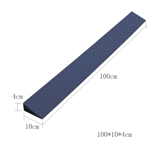 Rampa de umbral interior ancha antideslizante en forma de flecha, con tapete de transición escalonado de plástico, adecuada para carritos de mano. miniatura 2