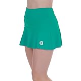 A 40 GRADOS BY 3 SPORT & STYLE Falda Floo Verde, Mujer, Tenis y Padel (Paddle), Talla S