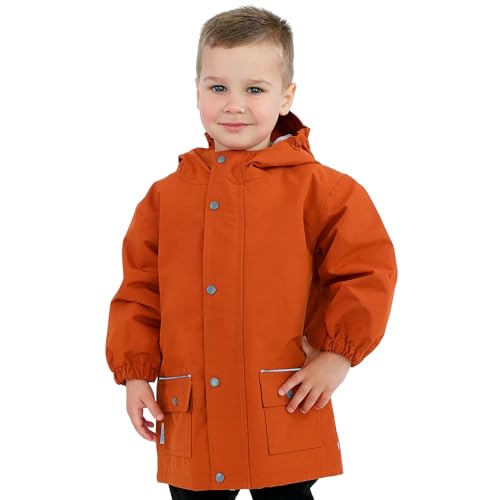 Image of JAN & JUL Waterproof Fleece Lined Rain Jacket, Raincoat for Toddlers and Kids