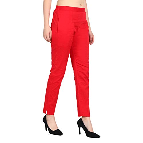 Image of SriSaras Women's Premium Cotton Trousers /Pants