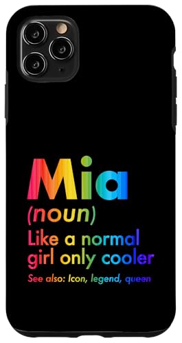 Mia Like A Normal Girl Only Cooler Queen First Name �X�}�z�P�[�X iPhone 11 Pro Max �p