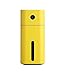 Muzyo Umidificatore umidificatore ad ultrasuoni USB controllo del livello di nebbia e timer. capacità 180 ml adatto per camera da letto auto sette luce di notte di colore yellow