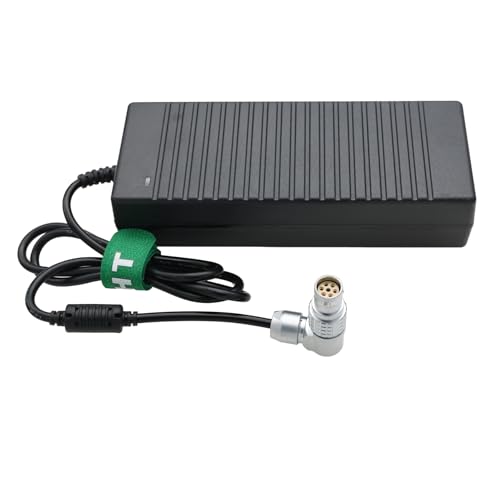 Fuente de alimentación con conector de 6 pines hembra en ángulo recto para 4K 3