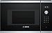 Bosch Serie 6 BEL524MS0 Integrado - Microondas (Integrado, Microondas con grill, 20 L, 800 W, Giratorio, Tocar, Negro, Acero inoxidable)