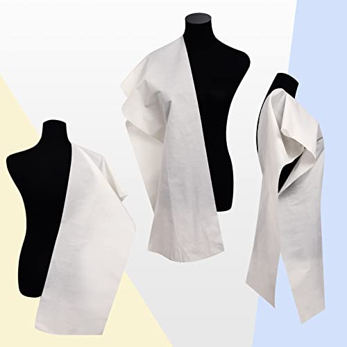 Vitalcozy LUA-VITALCOZY-182 63'' X 20 Yd Unbleached Cotton Muslin Fabric Textile Wide Polyester Cotton Muslin Fabric Cotton Linen Material Embroidery Muslin Quilting Fabric thumb #3