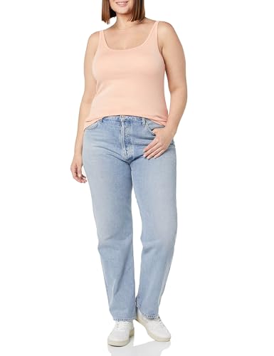 Image of Amazon Essentials Women's Slim-Fit Thin Strap Tank Top, Pack of 2
