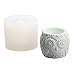 Owl Flower Pot Molds Concrete Silicone Mold DIY Ashtray Candle Holder Mould