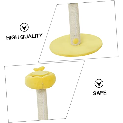 BCOATH 1 poste de arranhar para gatos, poste de arranhar, brinquedos para animais de estimação, brin