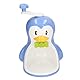 WPKD BLUEIY Blue Penguin Rasiereismaschine,Pinguin-Eisbrecher,Rasiermaschine, ABS,Manuelle Schneekegelmaschine,Tragbarer Eisrasierer mit Behälter für die Küche zu Hause