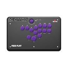 MAYFLASH F500 FLAT Fight Stick All Button Arcade Controller for PS4, PC, Xbox Series S/X, Xbox One, Switch/Switch 2, Steam Deck, macOS, Android, Raspberry Pi, NEOGEO mini and more