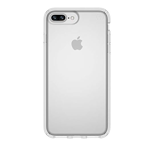 Speck Products Presidio Clear Case for iPhone 8 Plus (Also fits 7S/7 Plus and 6S/6 Plus), Clear/Clear