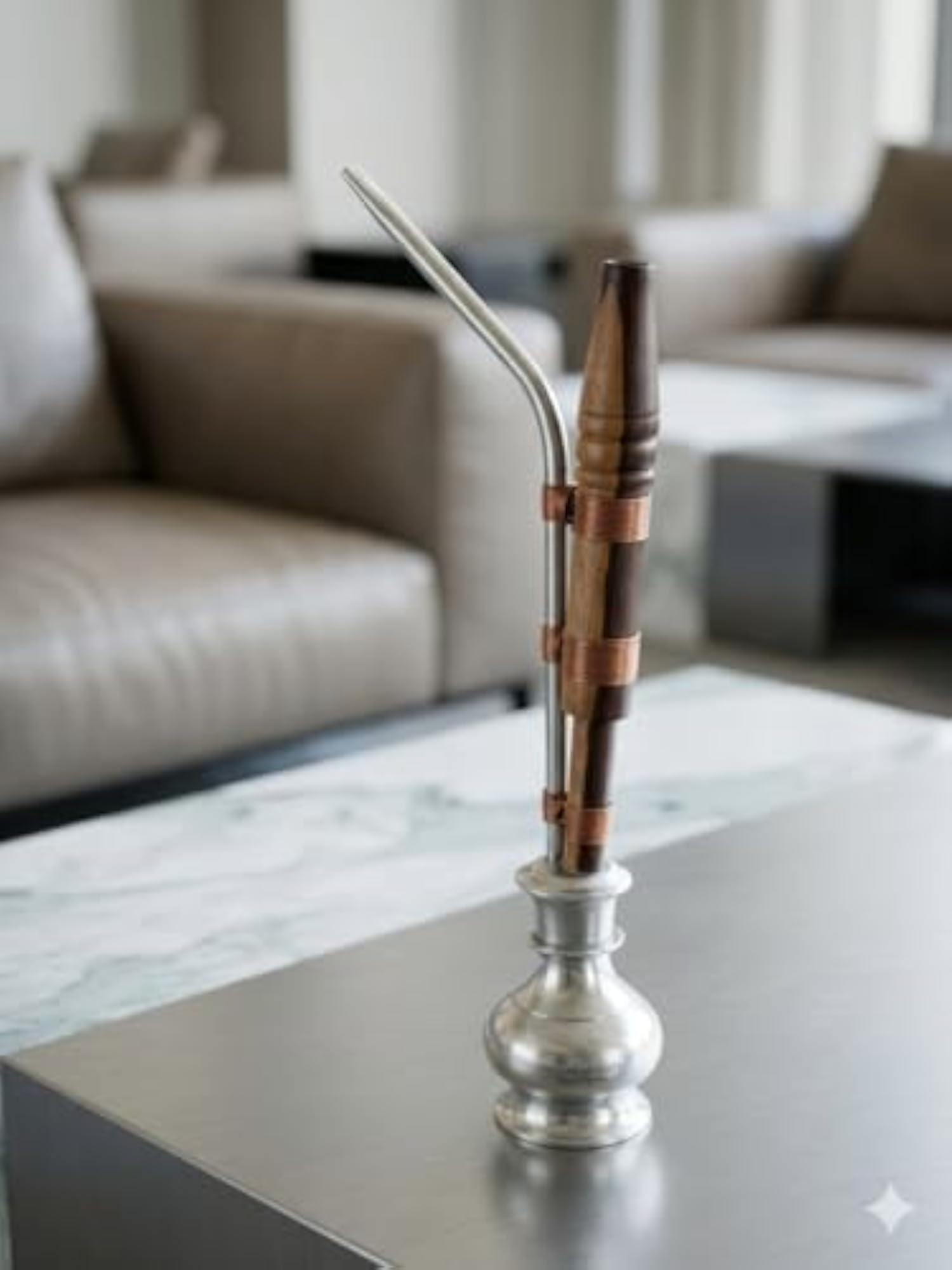 Premium Mate Traditions Hookah with Decorative Stand