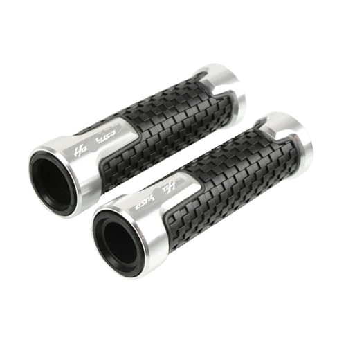 Guidon moto 7/8'' pour GSX 1300R antidérapant avec grip en PVC et aluminium CNC