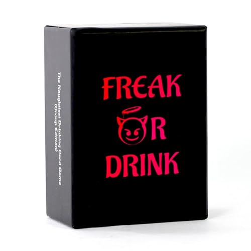 Freak Or Drink Drinking Card Games - The Freakiest Group Adult Drinking Game For You & Friends | Perfect for Parties Pre Drinks Uni Students