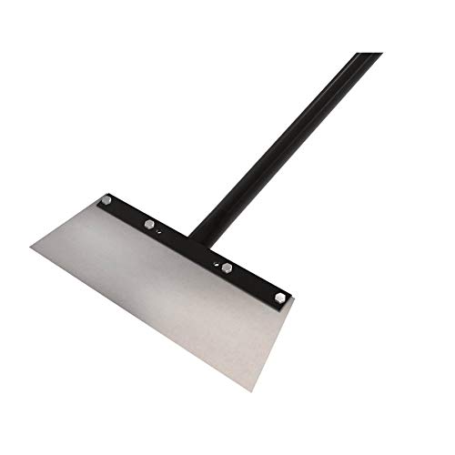 Bon Tool Co. 85-223 Floor Scraper, Spring Steel Blade, 14", 60" Steel Handle