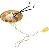 Interrupteur à tirette pour luminaires – cet interrupteur à tirette convient à divers luminaires, tels que les lampes de table, les suspensions et les appliques murales, répondant ainsi à différents besoins d'éclairage