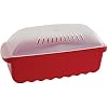 Nordic Ware Microwave Pasta Cooker, 6.4 Cup, Red
