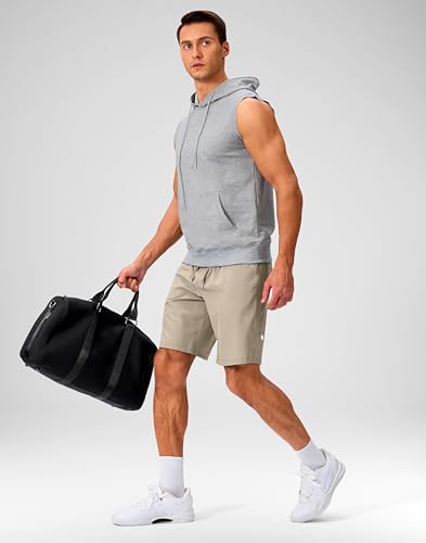 Image of Soothfeel Men's Running Shorts with Zipper Pockets 9 inch / 7 inch / 5 inch Quick Dry Eight Basketball Gym Workout Athletic Shorts