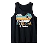 Photo Gallery easily distracted by ducks & books vintage funny farmer canotta Photo Gallery easily distracted by ducks & books vintage funny farmer canotta