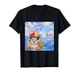 Happy Cat Dreamcore Funny Silly Cat Kitten Brainrot Meme T-Shirt