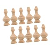 Material de madera resistente: estos husillos están hechos de madera resistente, lo que ofrece una opción decorativa natural y retro para sus interiores, balaustre de columna , balaustres para escaleras