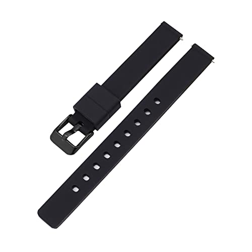 12mm Kleines Weiches Silikon Sport Uhrenarmband Frauen Ersatz Quarzuhr Wasserdichtes Armband Zubehör, 12mm Cover