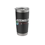 Artemis 2 Route Map SLS Rocket Launch Mission To The Moon Stainless Steel Insulated Tumbler