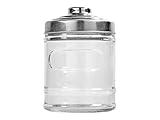 Home Tarro con tapón de aluminio y cierre de tornillo, mediano