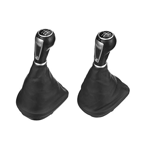 CUERCO DE CUERO DE CUERO MANQUILLA DE MANQUILLA DE MANQUILLA DE MANQUILLA DE MARCO DE ENGRANAJE DE PUBLO DE POLVO AJUSTE compatible with EL SEAT LEON II / TOLEDO III ALTEA XL ( Color Name : 5 Speed )