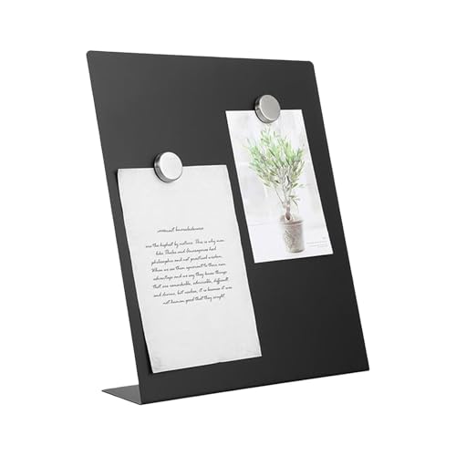 Panel Metálico Para Imanes | Tablero De Memorias De Acero Inoxidable | Pizarra Blanca Multifunción Vertical - Para Escritorio Reunión Aula Hogar Trabajo Taller Cocina