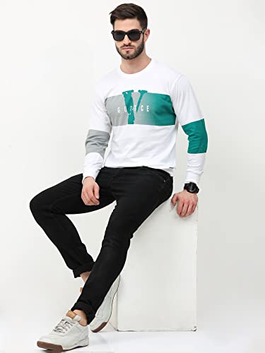 JUARI BE A GENTLEMAN Men's Regular Fit Printed Full Sleeve T-Shirt