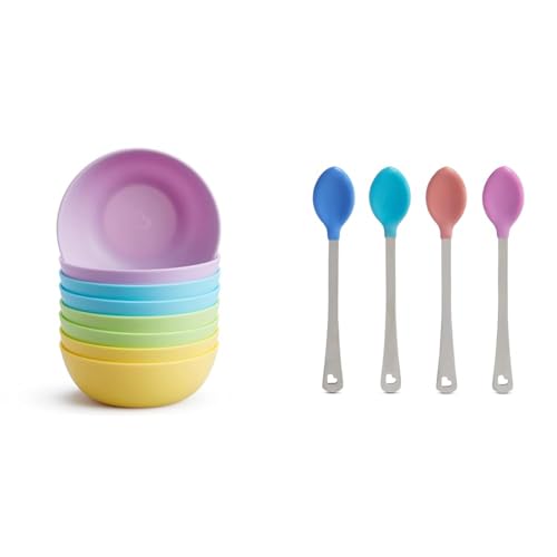 Image of Munchkin® Multi™ Baby and Toddler Bowls, 8 Pack & White Hot® Safety Baby Spoons, 4 Pack