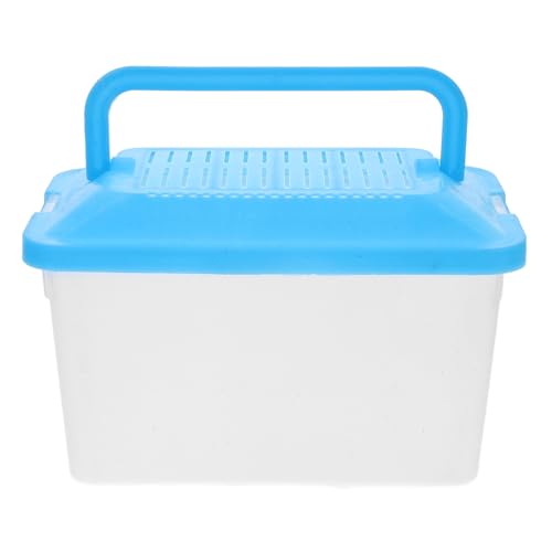 Abaodam Aquário Portátil Transporte De Peixes Pequenos Recipiente De Plástico Transparente Tanque Co