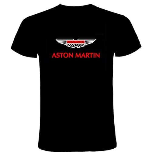 Black T-Shirt Logo Aston Martin (XXL)