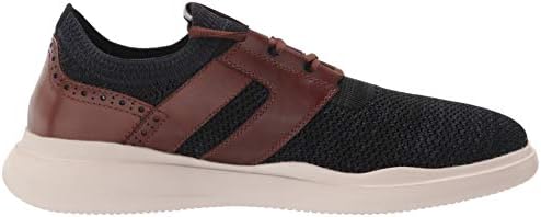 STACY ADAMS mens Moxley Lace-up Sneaker, Navy and Cognac, 10.5 US | Image 5