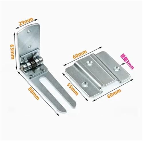 Dispositif de fermeture automatique de porte et charnière de passage
