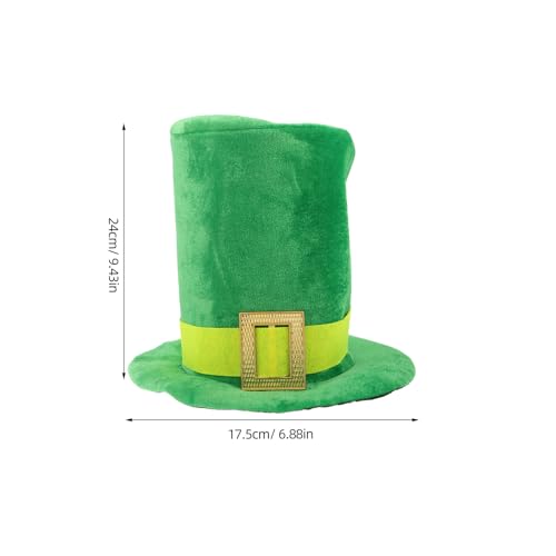 Chapeau de fête vert Saint-Patrick accessoire réutilisable taille unique
