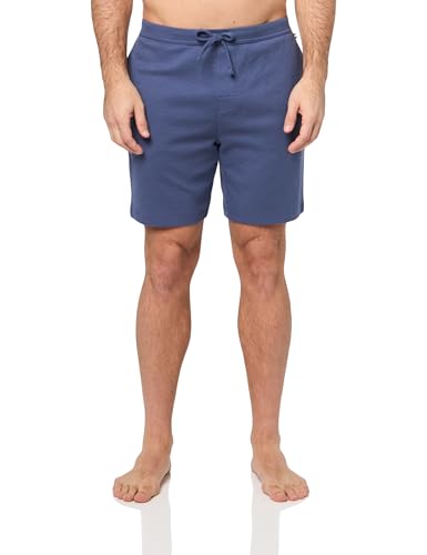 Image of BOSS Men's Waffle Contrast Logo Lounge Shorts