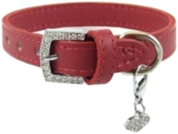 jeweled leather dog collars